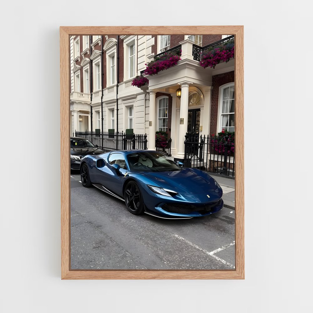 Poster London Blue – affiche Ferrari (vue 4)